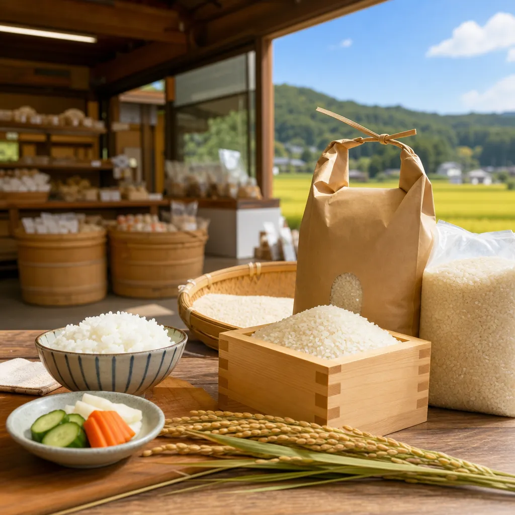米直売所で出会うブランド米、鮮度と毎日の食卓